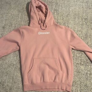 Pink glossier hoodie 💗